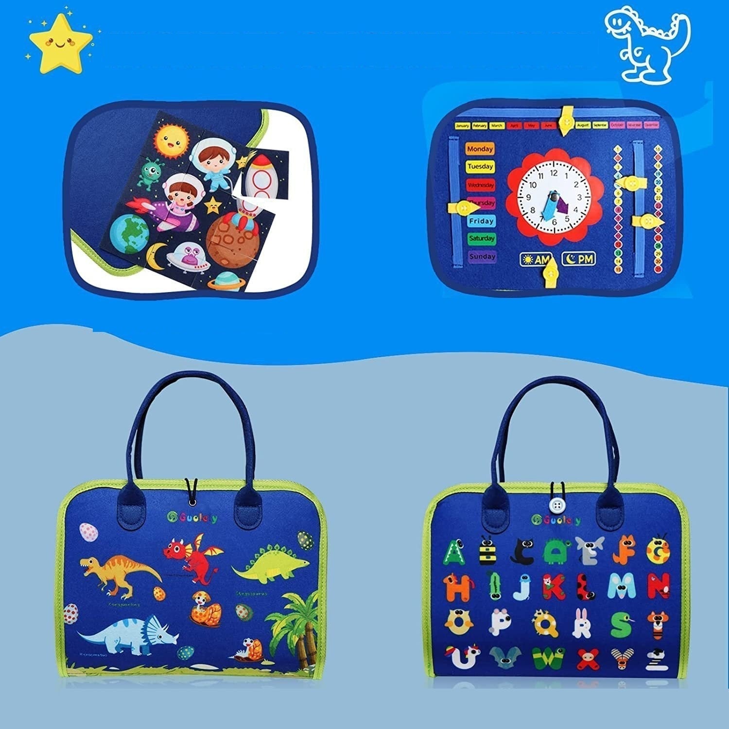 Educational Activity Book  Montessori Busy Book For Toddlers - Product example