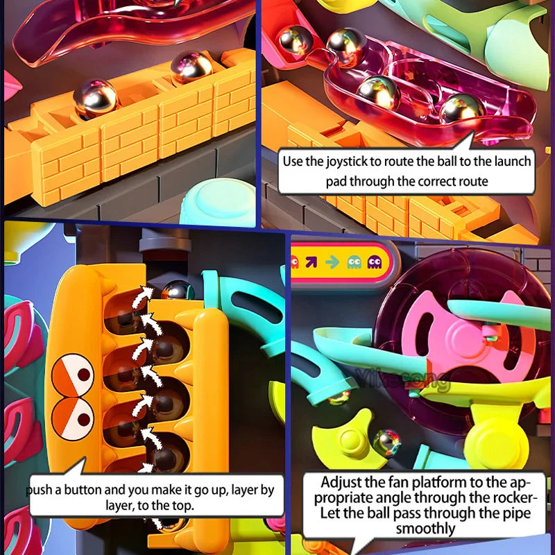 Educational Marble Track Set  Multi-Layer Adventure Learning System - Product example