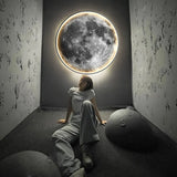 Moon Wall Light  LED Celestial Glow Design - Product showcase