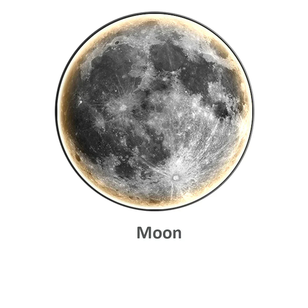 Moon Wall Light  LED Celestial Glow Design - Product example