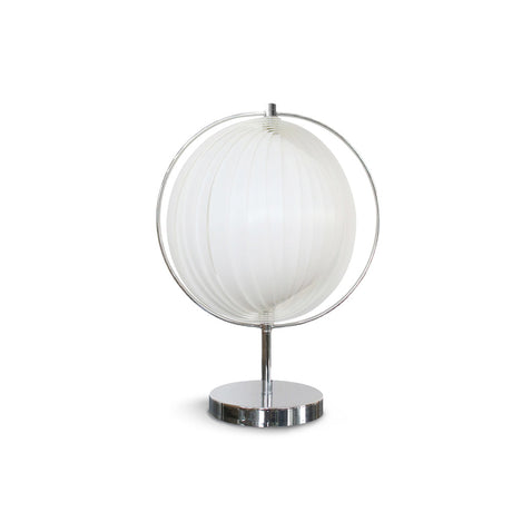 Modern Rotatable Table Lamp  Chrome Base White Sphere Design - Product detail 16