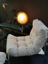Modern Rotatable Table Lamp  Chrome Base White Sphere Design - Product detail 13