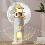 Lighthouse Moon Lamp  3D Projection Night Light With Bluetooth Speaker - Product detail 4