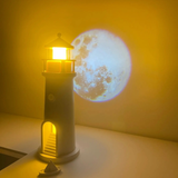 Lighthouse Moon Lamp  3D Projection Night Light With Bluetooth Speaker - Product detail 7