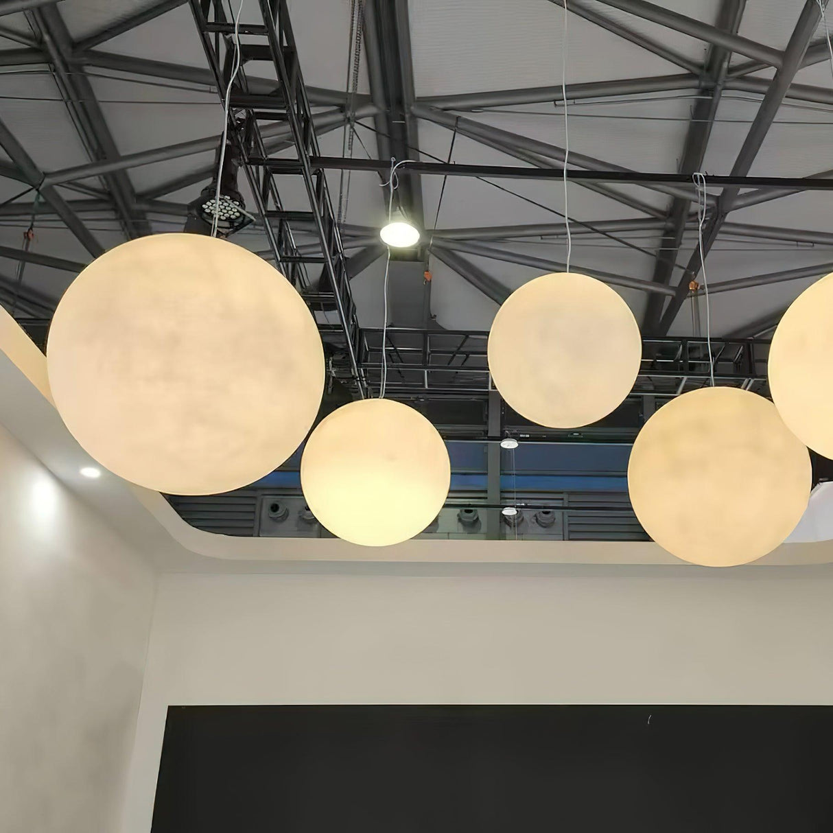 Modern Moon Pendant Light  Celestial Sphere Design - Product detail 19