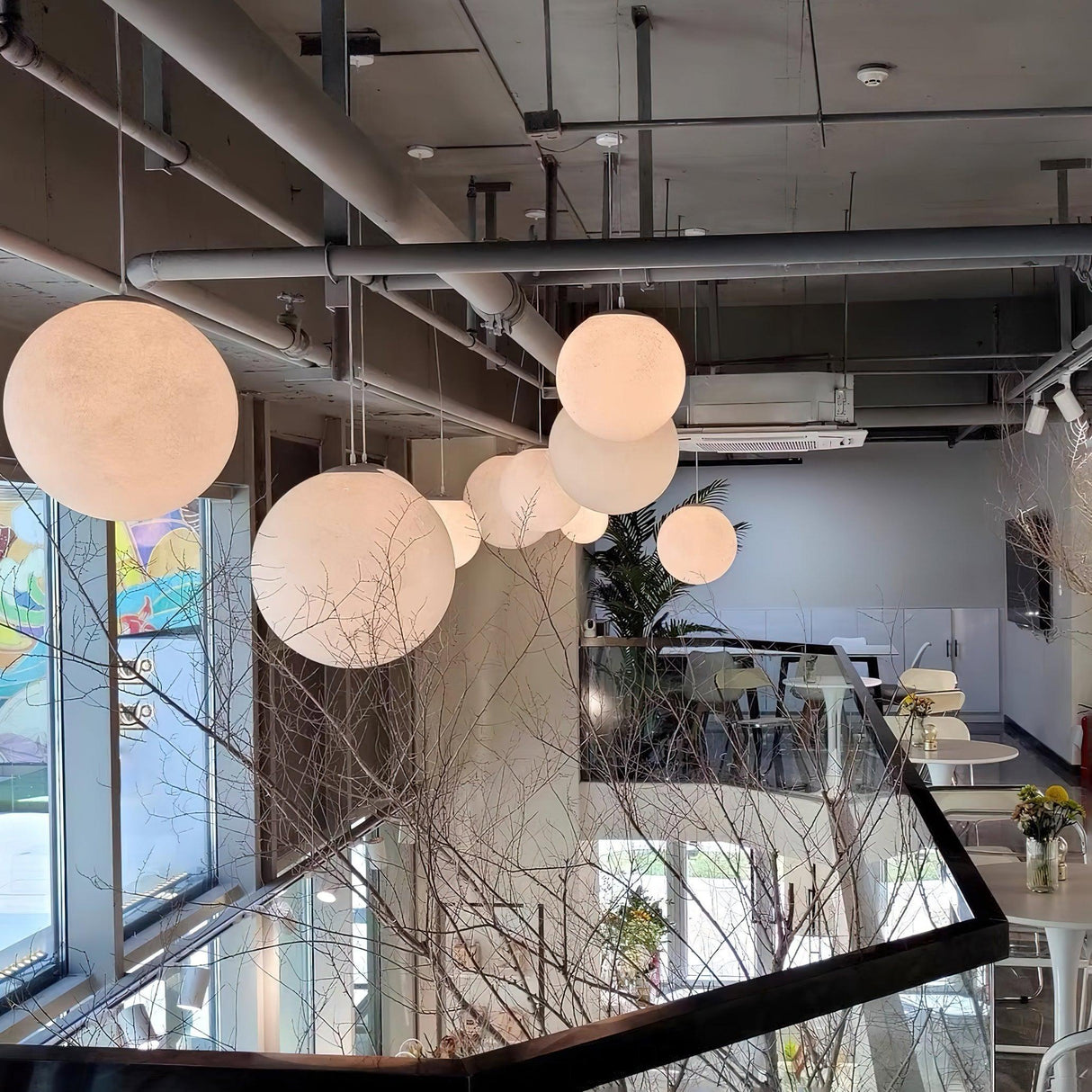 Modern Moon Pendant Light  Celestial Sphere Design - Product detail 22