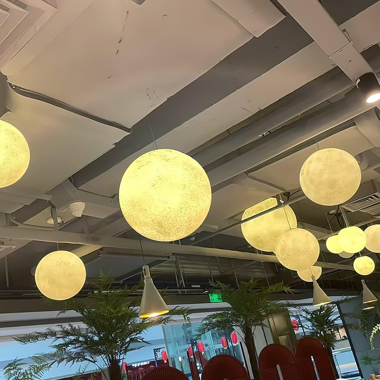 Modern Moon Pendant Light  Celestial Sphere Design - Product detail 28