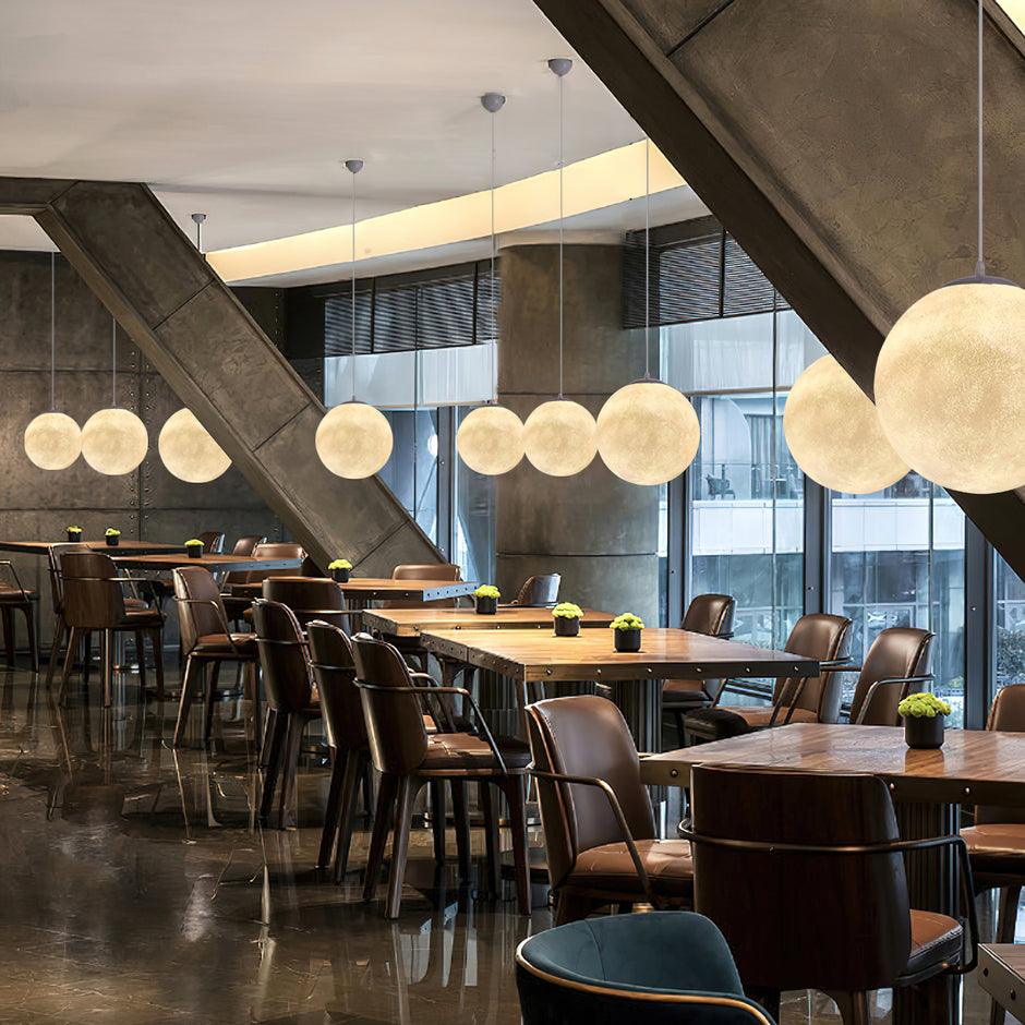 Modern Moon Pendant Light  Celestial Sphere Design - Product detail 41