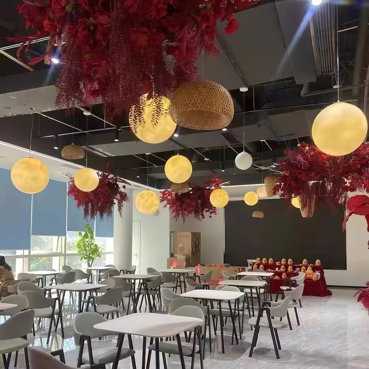 Modern Moon Pendant Light  Celestial Sphere Design - Product detail 43