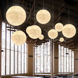 Modern Moon Pendant Light  Celestial Sphere Design - Product example