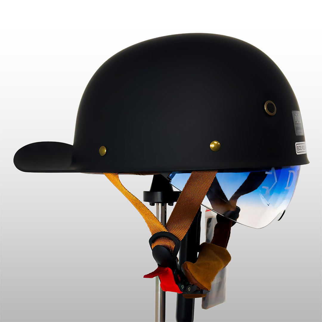 Motorcycle Baseball Cap Helmet  Golden Wings Design - Product detail 12