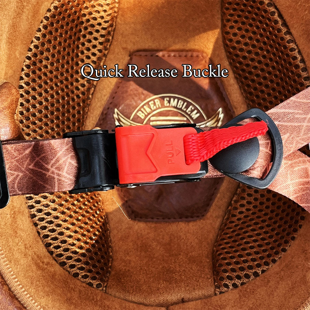 Motorcycle Baseball Cap Helmet  Golden Wings Design - Product detail 5