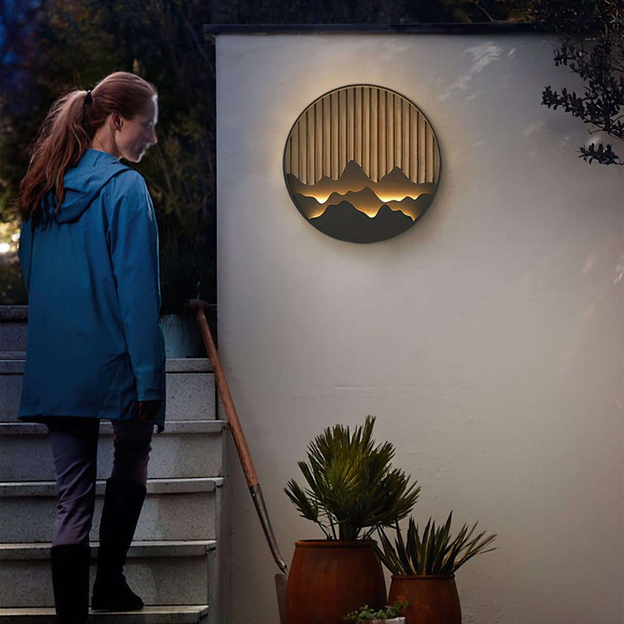 Mountain Wall Light  Modern LED Outdoor Sconce - Product detail 12