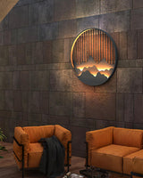Mountain Wall Light  LED Outdoor Circle Sconce - Product detail 15