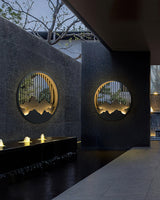 Mountain Wall Light  LED Outdoor Circle Sconce - Product detail 16
