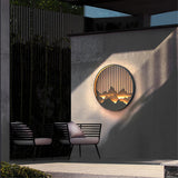 Mountain Wall Light  LED Outdoor Circle Sconce - Product detail 4