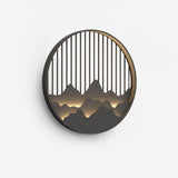 Mountain Wall Light  LED Outdoor Circle Sconce - Product detail 5