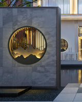 Mountain Wall Light  LED Outdoor Circle Sconce - Product detail 6