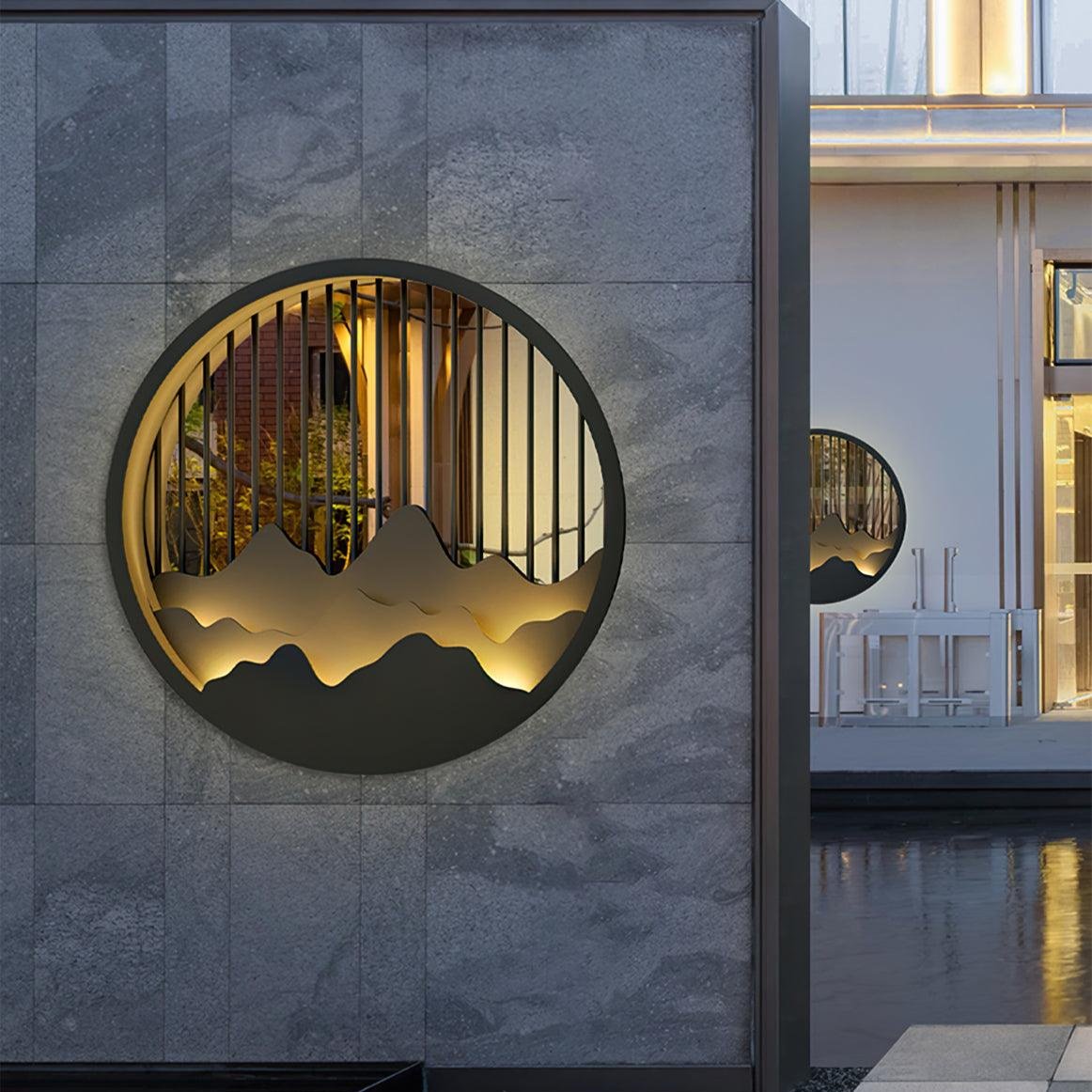 Mountain Wall Light  Modern LED Outdoor Sconce - Product detail 5