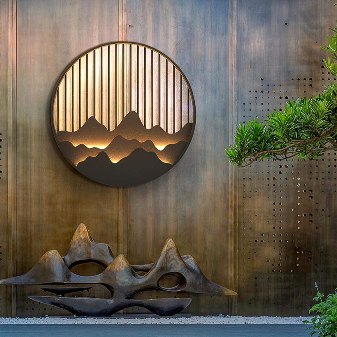 Mountain Wall Light  Modern LED Outdoor Sconce - Product detail 6