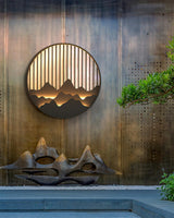 Mountain Wall Light  LED Outdoor Circle Sconce - Product detail 7