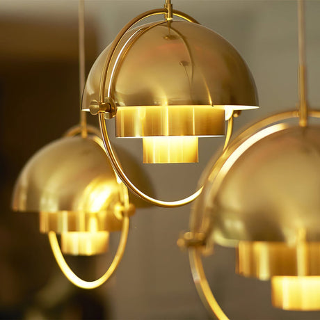 Nordic Pendant Light  Multi-Level Metal Shade Design - Product example