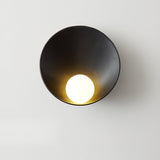 Nordic Wall Light  Round Metal Sconce with Ambient Glow - Product detail 15