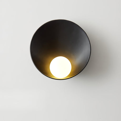 Nordic Wall Light  Round Metal Sconce with Ambient Glow - Product detail 15