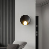 Nordic Wall Light  Round Metal Sconce with Ambient Glow - Product detail 8