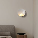 Nordic Wall Light  Round Metal Sconce with Ambient Glow - Product detail 13