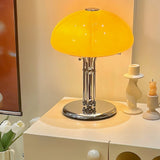 Bauhaus Table Lamp  Amber Glass Dome Shade - Product detail 46