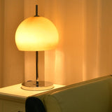 Bauhaus Table Lamp  Amber Glass Dome Shade - Product detail 13