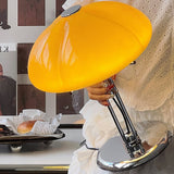 Bauhaus Table Lamp  Amber Glass Dome Shade - Product detail 56