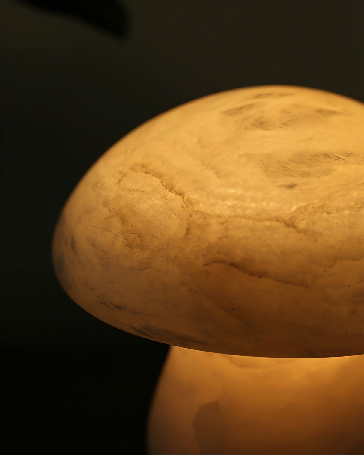 Mushroom Table Lamp  White Alabaster Design - Product detail 15