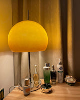 Retro Table Lamp  Amber Glass Dome Shade - Product detail 22