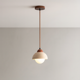 Modern Stone Pendant Light  Mushroom Dome Design - Product example