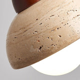 Modern Stone Pendant Light  Mushroom Dome Design - Product detail 4