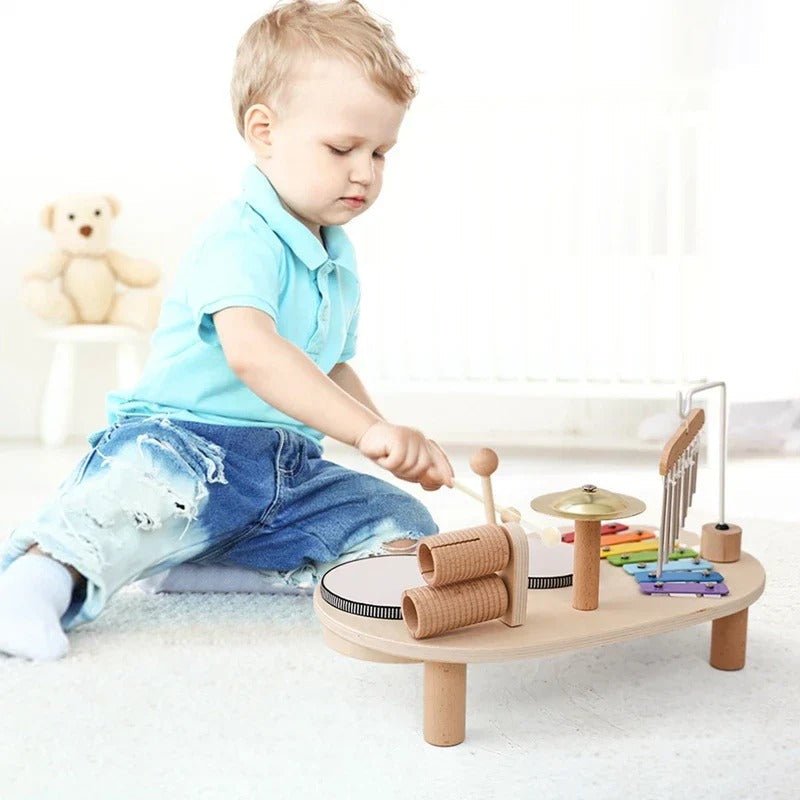 Wooden Musical Learning Set  Multi-Instrument Discovery Station - Product example
