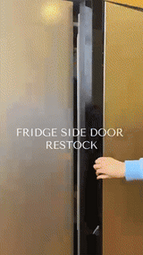 Refrigerator Shelf Organizer  Clear Plastic Door Clip System - Detailed view
