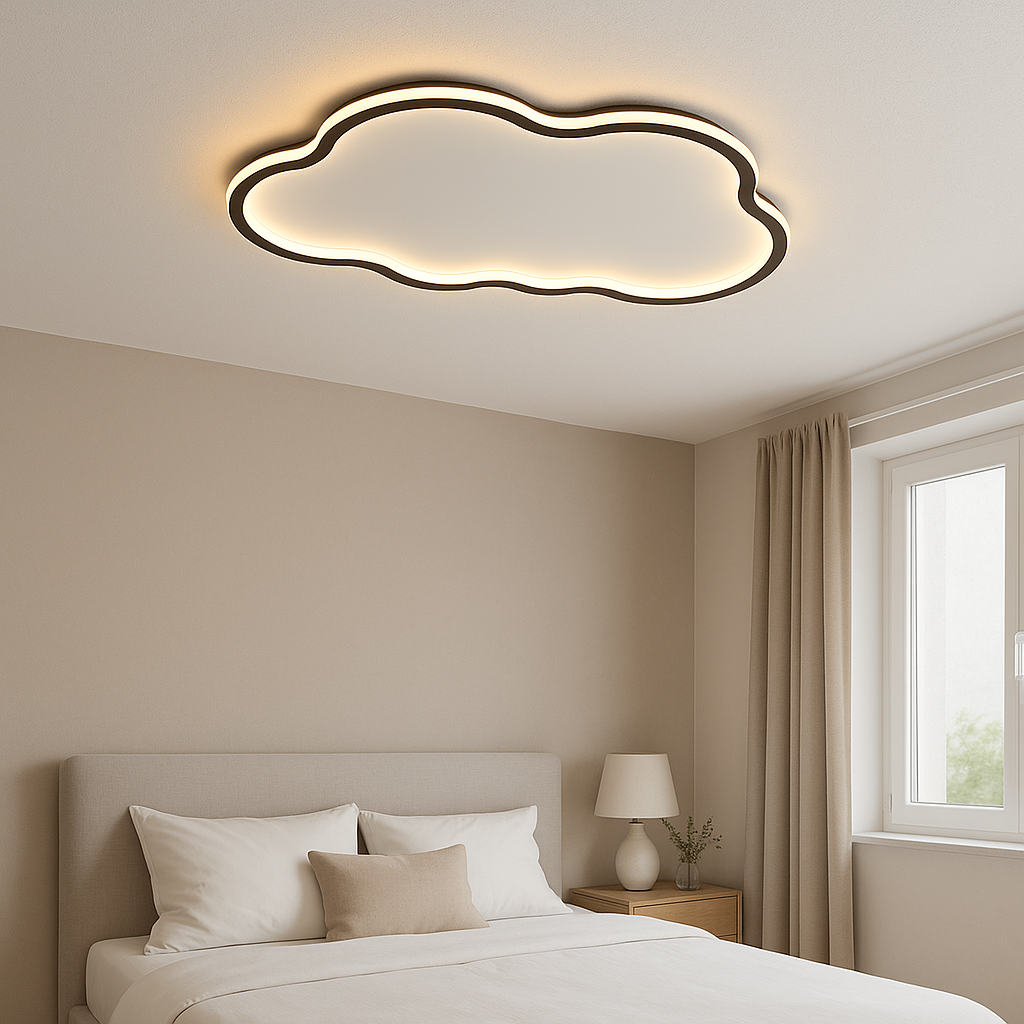 Modern Cloud Ceiling Light  LED Minimalist Design - Detailed view