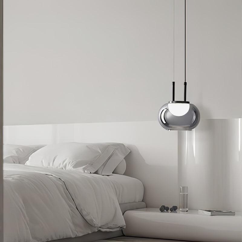 Modern Pendant Light  Smoked Glass Halo Design - Product detail 6