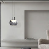 Modern Pendant Light  Smoked Glass Halo Design - Product detail 9