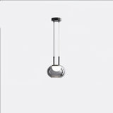 Modern Pendant Light  Smoked Glass Halo Design - Product detail 12