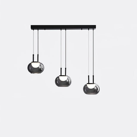 Modern Pendant Light  Smoked Glass Halo Design - Product detail 37