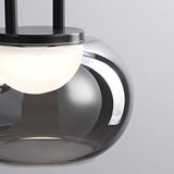 Modern Pendant Light  Smoked Glass Halo Design - Product detail 18
