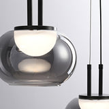 Modern Pendant Light  Smoked Glass Halo Design - Product detail 22
