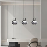 Modern Pendant Light  Smoked Glass Halo Design - Product detail 27