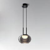 Modern Pendant Light  Smoked Glass Halo Design - Product detail 28
