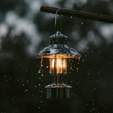 Outdoor LED Lantern  Black Iron Battery Powered Table Lamp - Product detail 15