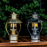 Outdoor LED Lantern  Black Iron Battery Powered Table Lamp - Product detail 5